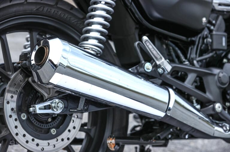 ホンダ GB350|マフラー|ホンダGB350ディテール写真解説【扱いやすさとフィーリングにこだわる新世代ネイキッド】