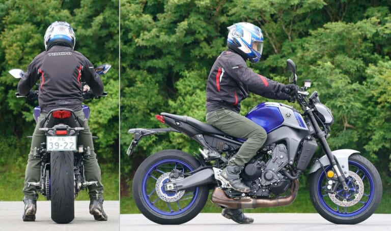 ヤマハMT-09|ライディングポジション|ヤンチャさと安心感が同居! ヤマハMT-09/SP試乗インプレッション【言うことを聞く暴れん坊】