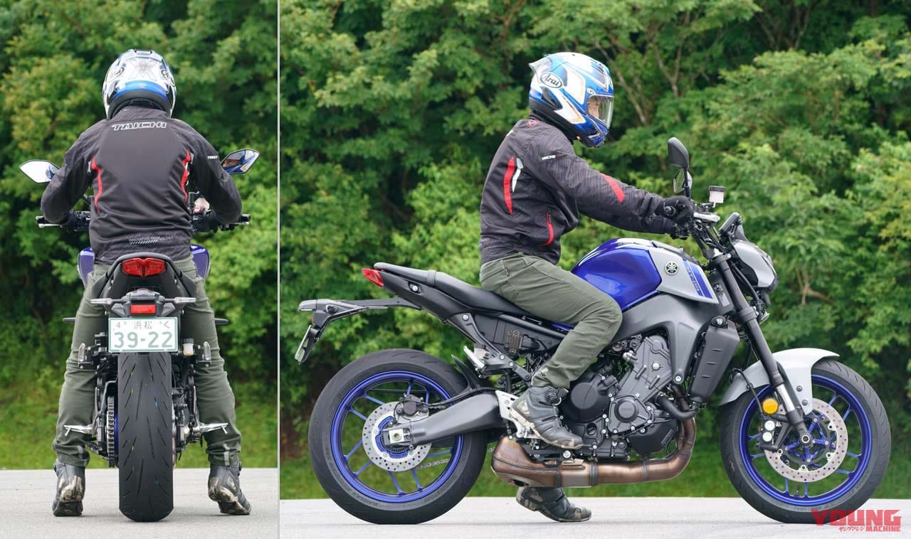 ヤマハMT-09|ライディングポジション|ヤンチャさと安心感が同居! ヤマハMT-09/SP試乗インプレッション【言うことを聞く暴れん坊】