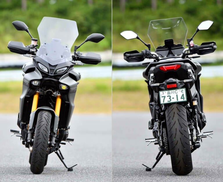 ヤマハ トレーサー9GT|スタイリング|ヤマハ トレーサー9GTディテール写真解説【電サス/シフター/クルコン装備のお買い得仕様】