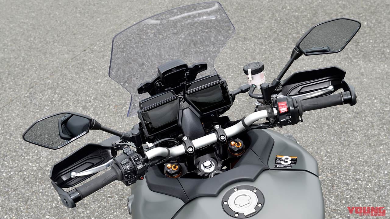 |ヤマハ トレーサー9GTディテール写真解説【電サス/シフター/クルコン装備のお買い得仕様】