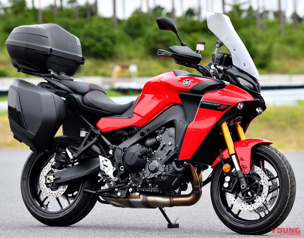 |ヤマハ トレーサー9GTディテール写真解説【電サス/シフター/クルコン装備のお買い得仕様】