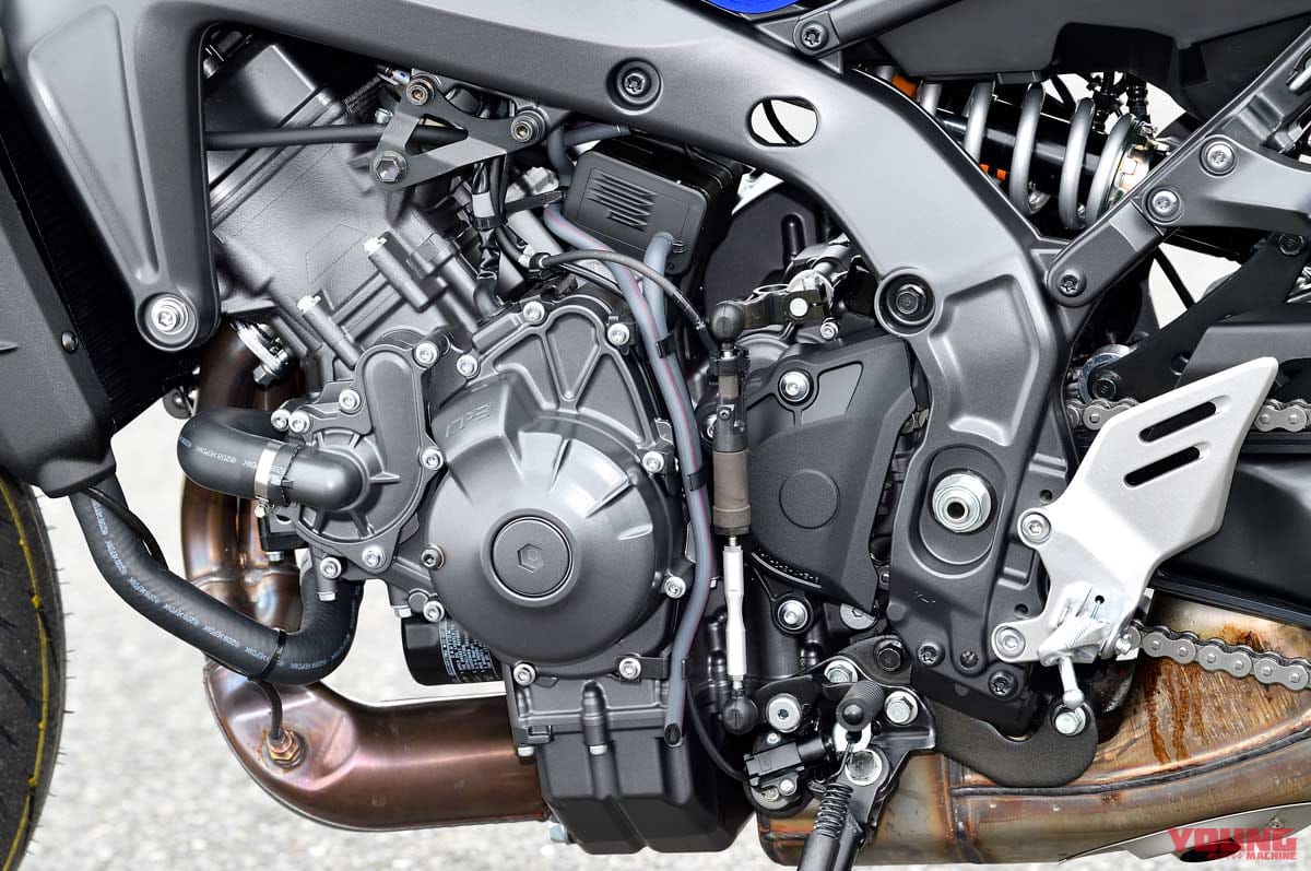 |ヤマハMT-09/SPディテール写真解説【エンジン/フレーム/電子制御:全盛りフルモデルチェンジ】