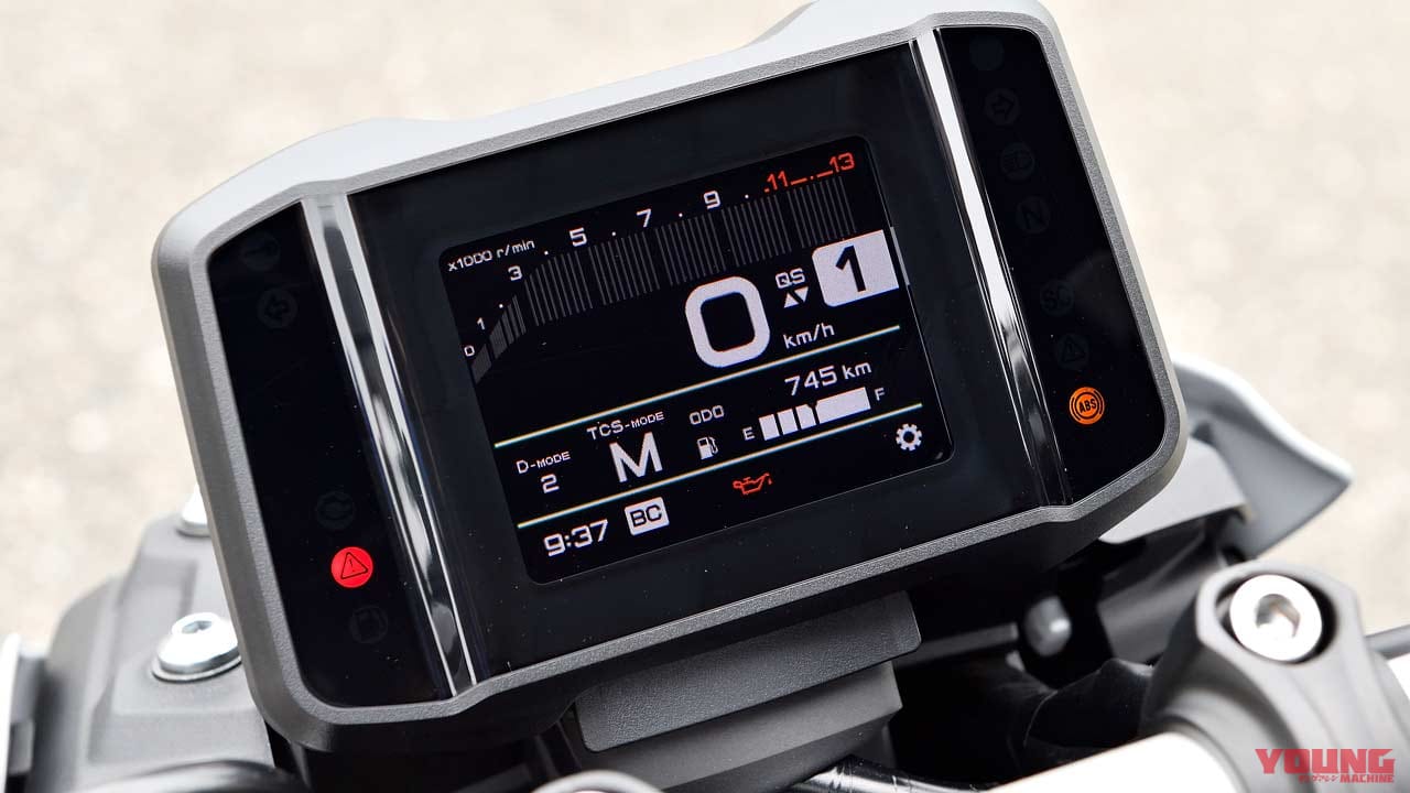 ヤマハMT-09|メーター|ヤマハMT-09/SPディテール写真解説【エンジン/フレーム/電子制御:全盛りフルモデルチェンジ】
