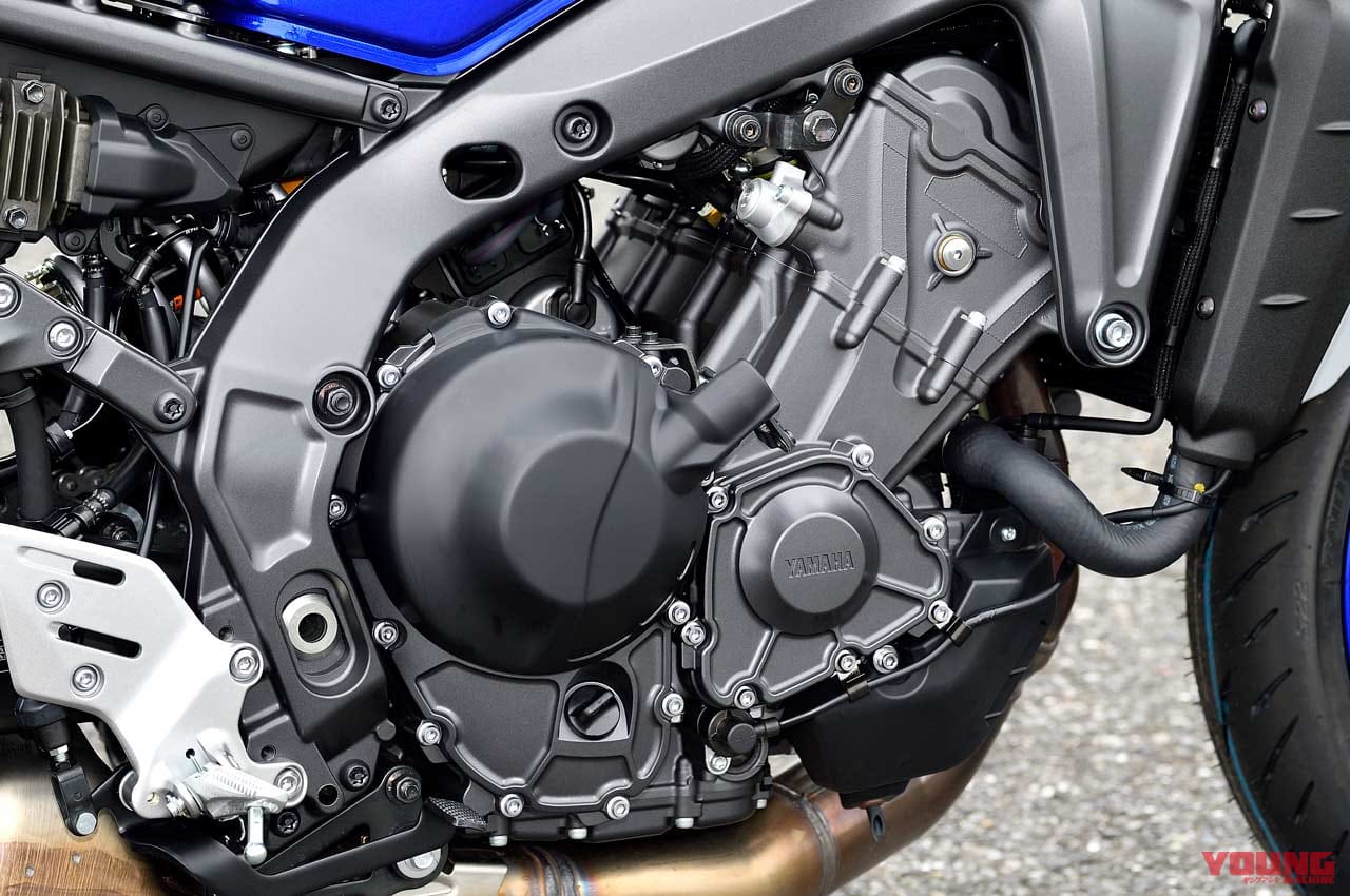 |ヤマハMT-09/SPディテール写真解説【エンジン/フレーム/電子制御:全盛りフルモデルチェンジ】