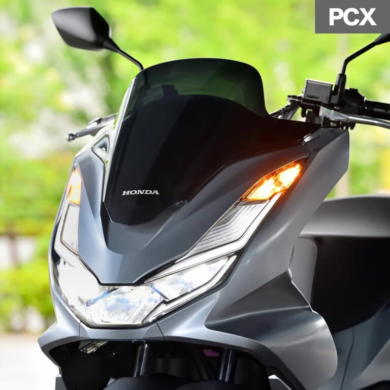 ホンダPCX|ヘッドライト|令和の原付二種HY戦争勃発?! ヤマハNMAX vs ホンダPCX〈#1 ディテール徹底比較〉