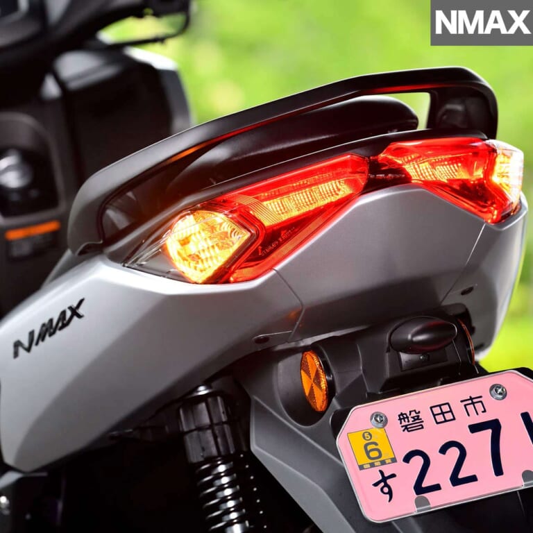 ヤマハNMAX|テールランプ|令和の原付二種HY戦争勃発?! ヤマハNMAX vs ホンダPCX〈#1 ディテール徹底比較〉
