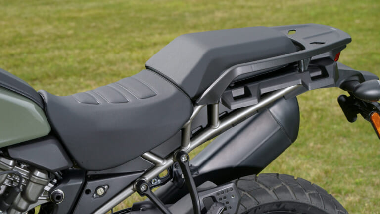 ハーレーダビッドソン パンアメリカ1250スペシャル|シート|ホントに初モノ!? 驚きの完成度:ハーレーダビッドソン パンアメリカ1250/スペシャル ディテール解説