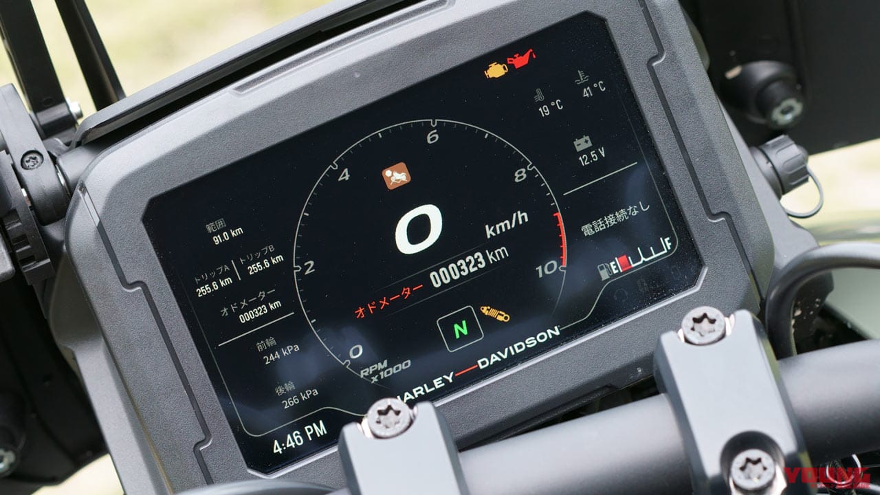 ハーレーダビッドソン パンアメリカ1250/スペシャル|メーター|ホントに初モノ!? 驚きの完成度:ハーレーダビッドソン パンアメリカ1250/スペシャル ディテール解説