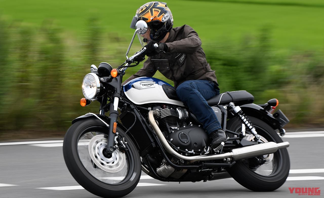 |大型ビギナーに最適! トライアンフ ボンネビルT100試乗インプレッション【完成度の高いエンジンを搭載】