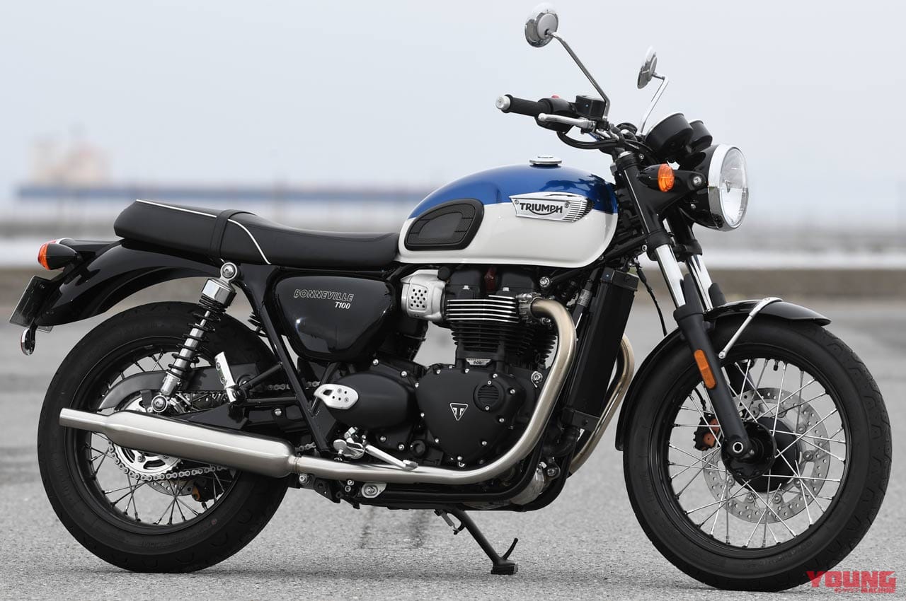 トライアンフ ボンネビルT100|スタイリング|大型ビギナーに最適! トライアンフ ボンネビルT100試乗インプレッション【完成度の高いエンジンを搭載】