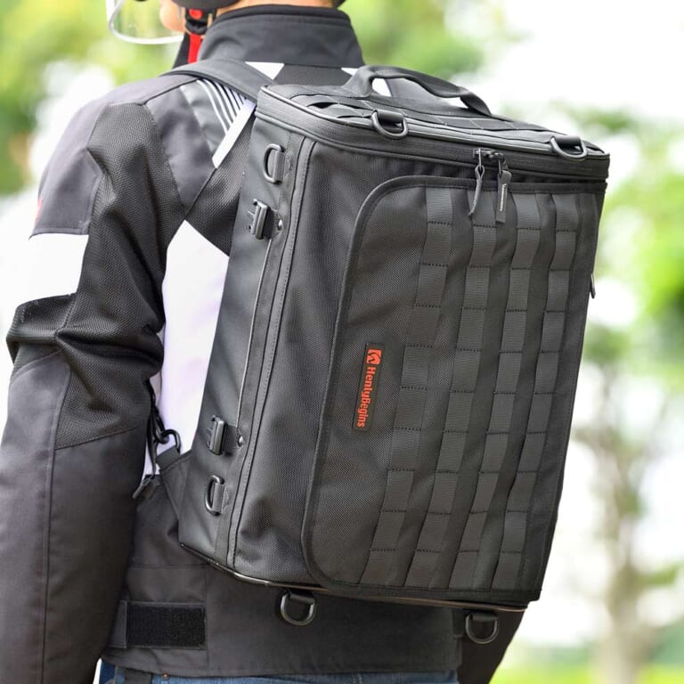 ヘンリービギンズ 2WAYシートバッグ DH-751|バックパック使用例|ヘンリービギンズ 2WAYシートバッグ試用インプレ【バックパックとしても使えるスクエアタイプ】