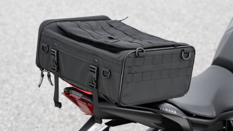 ヘンリービギンズ 2WAYシートバッグ DH-751|シートバッグ使用例|ヘンリービギンズ 2WAYシートバッグ試用インプレ【バックパックとしても使えるスクエアタイプ】