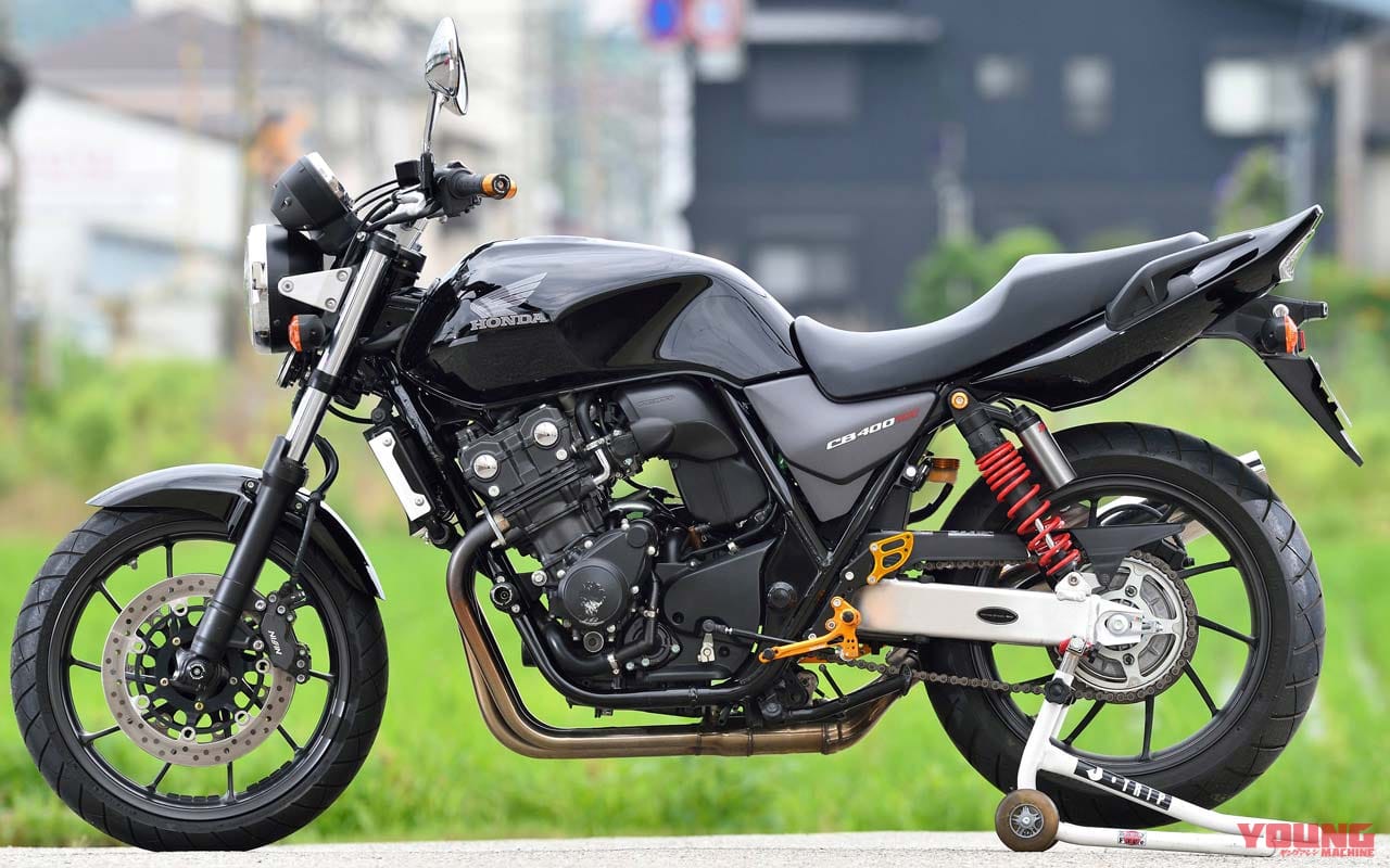 ロングセラー4気筒 ホンダcb400sfをカスタム ベビーフェイスのパーツでパフォーマンスアップ Webヤングマシン 最新バイク情報 ロングセラー4気筒 ホンダcb400sfをカスタム ベビーフェイスのパーツでパフォーマンスアップ Webヤングマシン 最新バイク情報