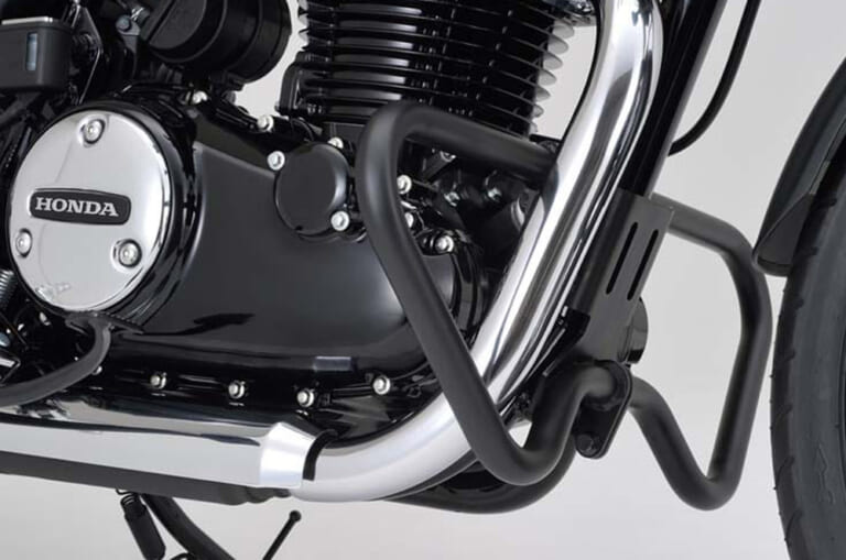 デイトナ|GB350 パイプエンジンガード Lower/Upper|最新おすすめカスタムパーツ×8選〈デイトナ/ストライカー/エンデュランス/ヨシムラジャパン etc.〉