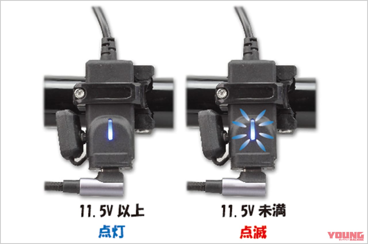 |ハンドルバーにコンパクト装着! 急速充電に対応したUSB-C電源ポート〈キジマ〉