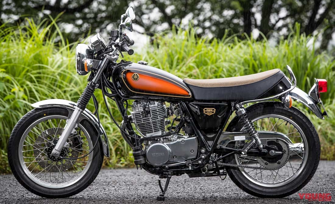 パーツSR400☆純正タンク☆サンバースト☆シートカウル☆サイドカバー☆極美品☆sr