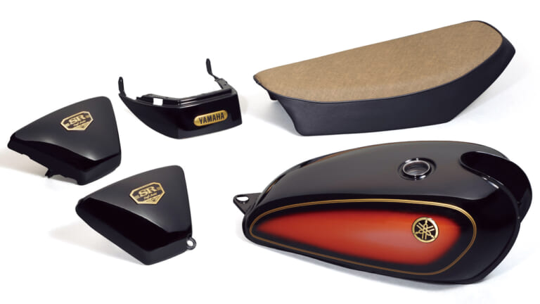 ワイズギア|SR400クラフトビルド外装セット|セット内容|SR400サンバーストがまだ買える! ヤマハ純正カスタム外装セットが登場!〈ワイズギア〉