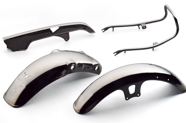 ワイズギア|SR400 ブラッククロームメッキセット|セット内容|SR400サンバーストがまだ買える! ヤマハ純正カスタム外装セットが登場!〈ワイズギア〉