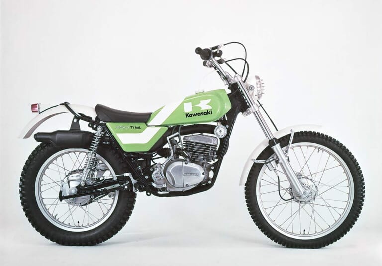 カワサキ250-TX|旧車|トライアル|国内4メーカーのトライアルモデル×厳選5台【愛と青春のオフロードバイクを振り返る】