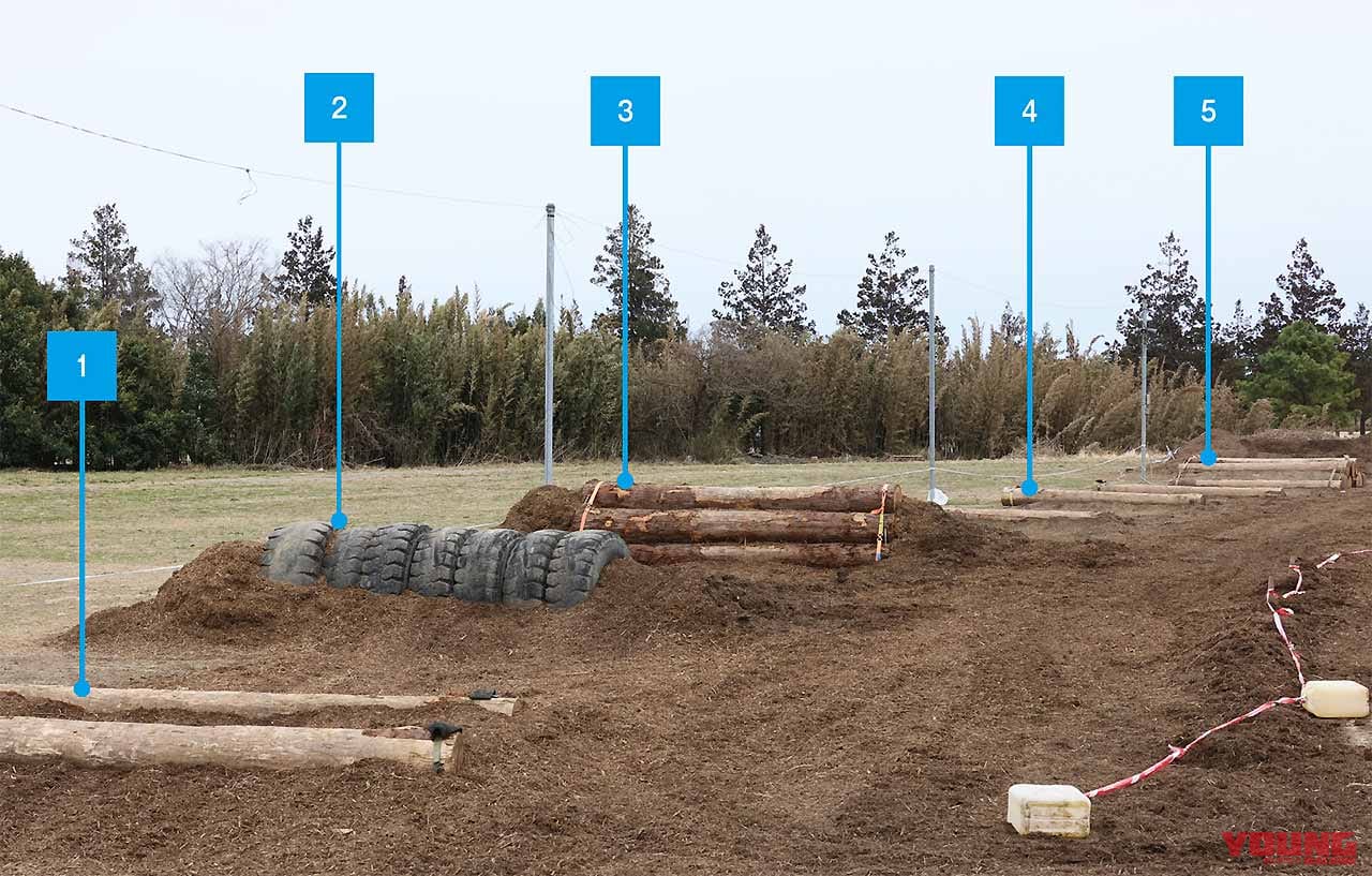 ウエストポイント|オフロードヴィレッジ|丸太セクション|連続丸太セクションの攻略法〈渡辺学のオフロードライディング指南|後編〉