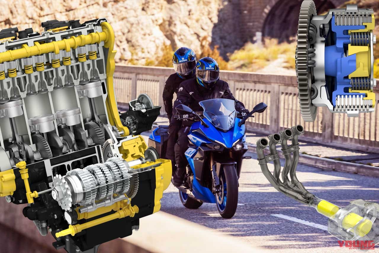 |伝説の“K5”ベース!! スズキ「GSX-S1000GT」のエンジンはゼロヨン加速 10.15秒