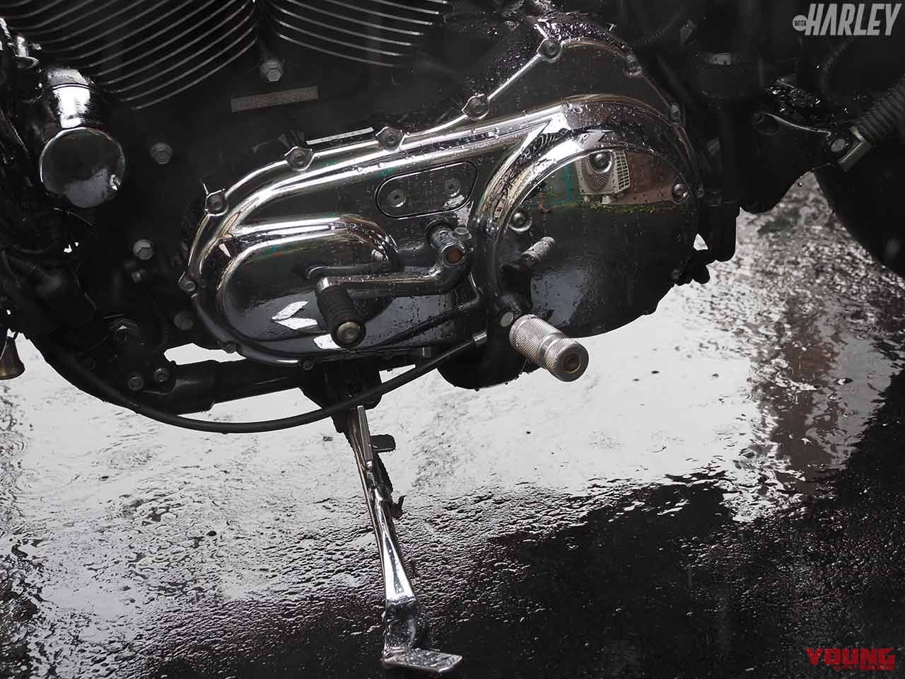 雨に濡れるハーレー|あなたの地域は大丈夫? 未曾有の水害に備えよう! 業界初・ハーレーのための⽔災補償が登場〈HARLEY|車両+盗難保険™〉