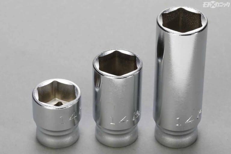 6角ソケットセットシリーズ|バイク整備工具は適材適所がキモ。72歯ラチェット&スリムでコンパクトなソケット群〈コーケン〉