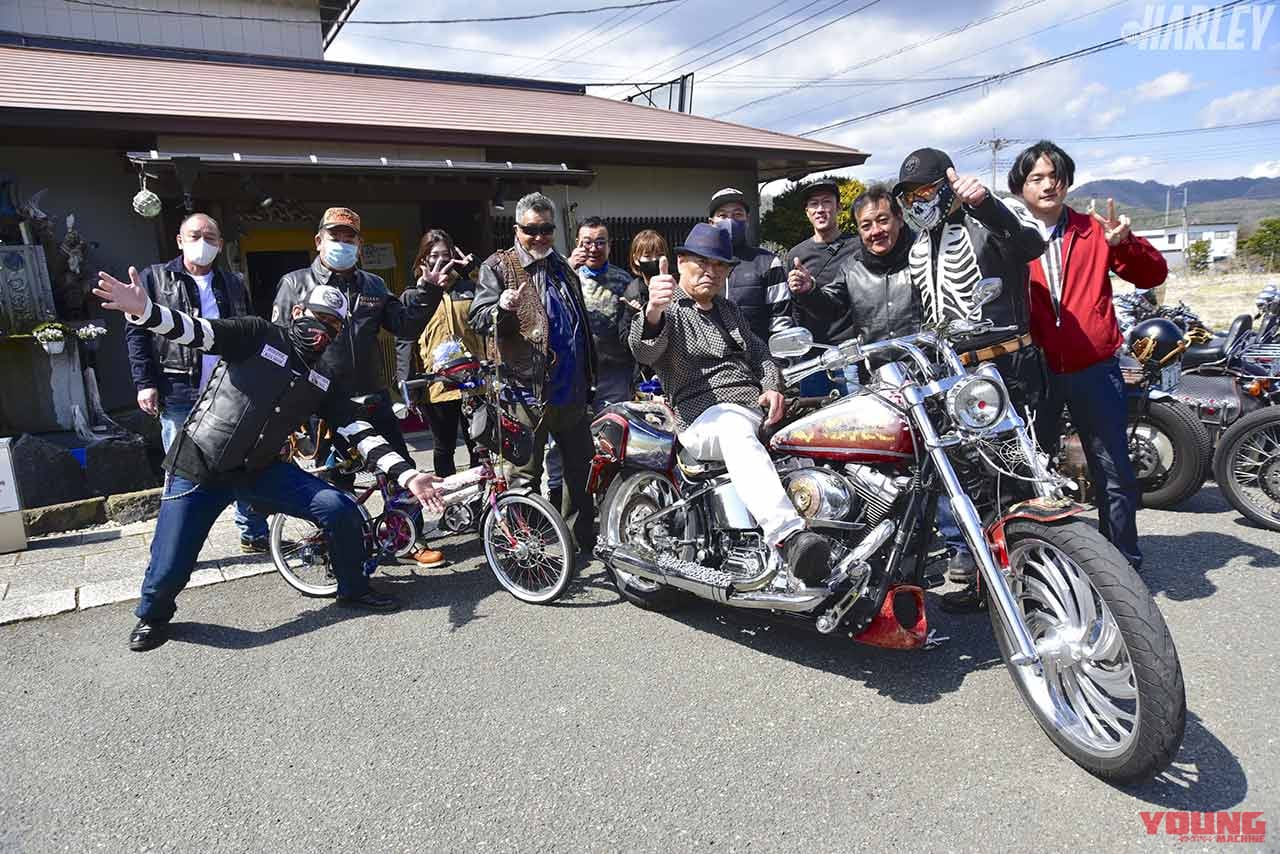 ハーレー忍野八海ツーリング|魚芳|ハーレーと記念撮影|ハーレーでローカルロードを快走して飛び切り美味いランチを食べに行こう!〈忍野八海ツーリング〉