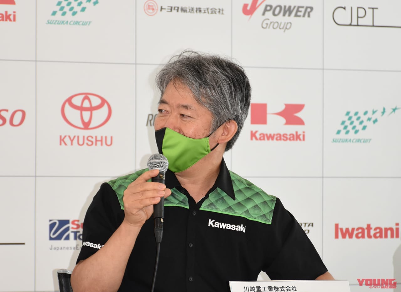 川崎重工の橋本康彦社長|【速報】夢の内燃機関“水素エンジン”開発で、カワサキとトヨタのドリームタッグが爆誕か!?