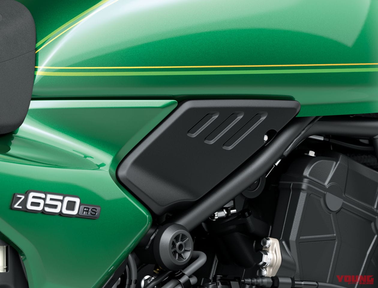 KAWASAKI Z650RS の純正アクセサリー|2気筒のザッパーは有り? 無し? カワサキ「Z650RS」が目指した“カジュアルなレトロスポーツ”像