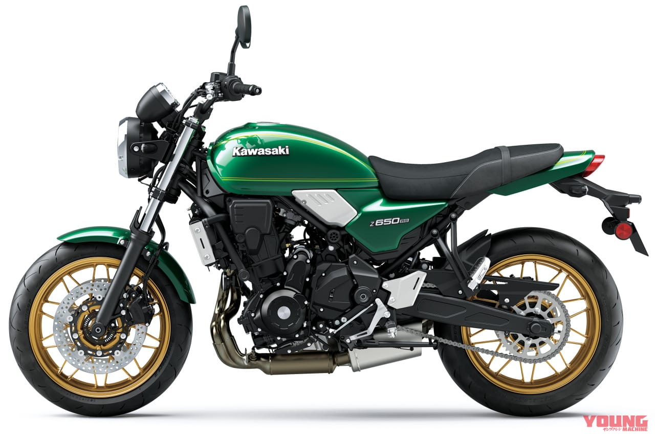 カワサキ新型 Z650rs 正式発表 並列2気筒の弟分がz900rsと超強力タッグ Webヤングマシン 最新バイク情報 カワサキ新型 Z650rs 正式発表 並列2気筒の弟分がz900rsと超強力タッグ Webヤングマシン 最新バイク情報
