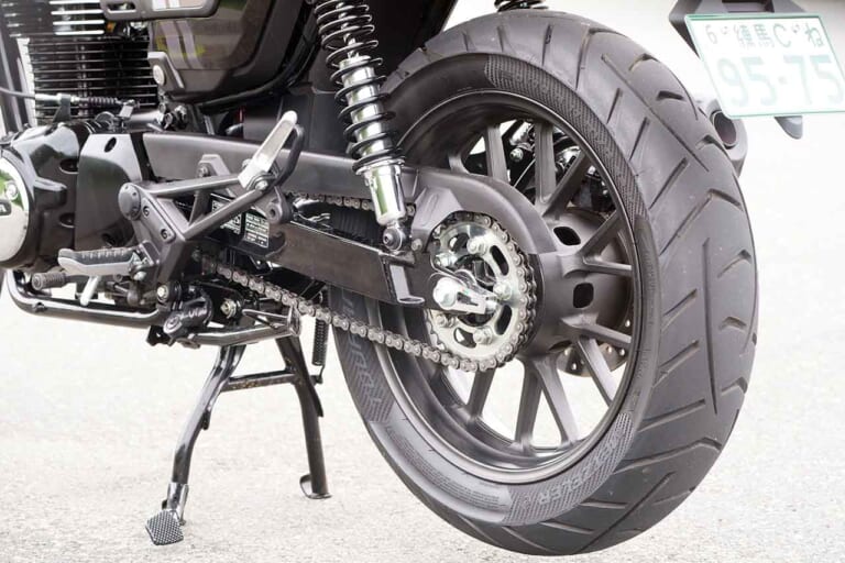 ホンダGB350S | リヤタイヤ|丸山浩の’21 ホンダGB350/S最終解説【意外に異なるディテール徹底比較】