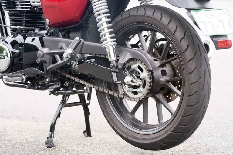 ホンダGB350 | リヤタイヤ|丸山浩の’21 ホンダGB350/S最終解説【意外に異なるディテール徹底比較】