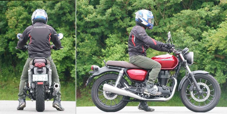 ホンダGB350 | ライディングポジション|丸山浩の’21 ホンダGB350/S最終解説【意外に異なるディテール徹底比較】