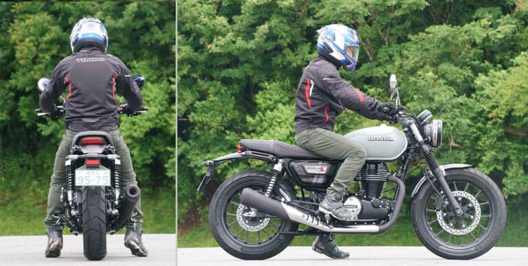 ホンダGB350S | ライディングポジション|丸山浩の’21 ホンダGB350/S最終解説【意外に異なるディテール徹底比較】