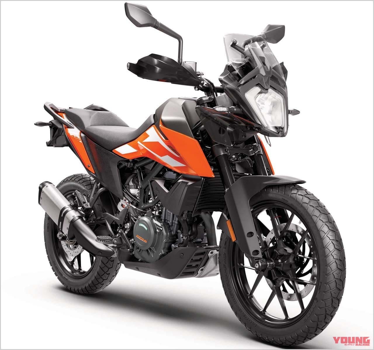 Ktm 250アドベンチャー 新型バイクカタログ 車体と脚は兄貴譲りの本格派 Webヤングマシン 最新バイク情報