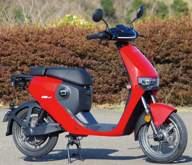 電動バイク|スーパーソコ シーユーミニプラス|スタイリング|最新機能厳選・17万円台のチョイ乗り電動バイク「スーパーソコ シーユーミニプラス」試乗インプレッション