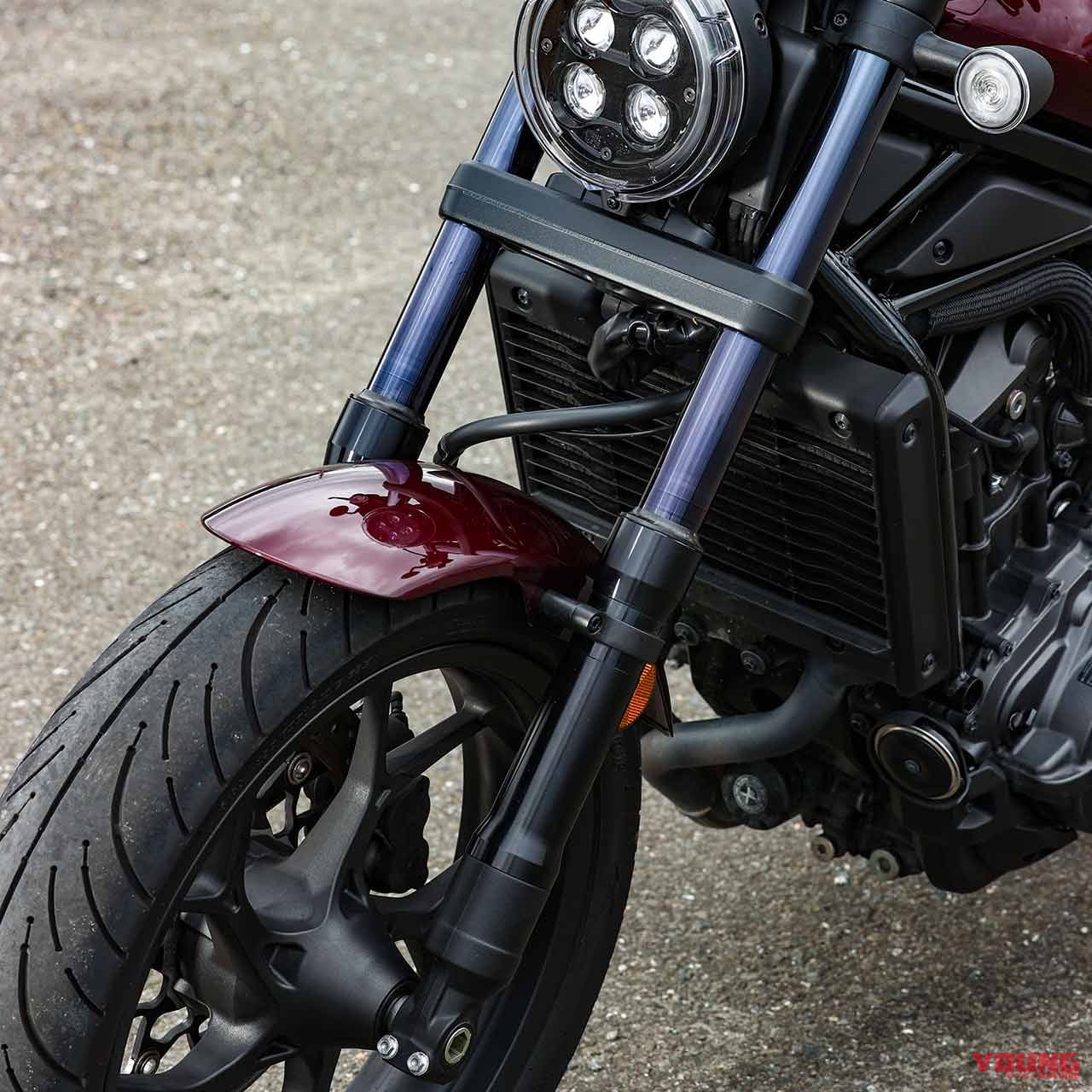 |ホンダ レブル1100 DCT ディテール写真解説【タフで力強いスタイリングに扱いやすさをプラス】