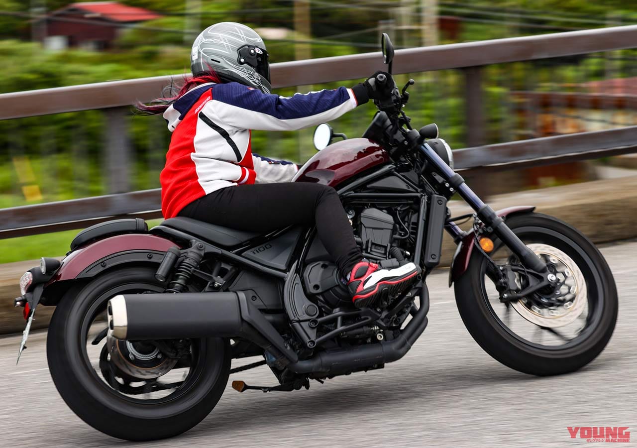 ホンダ レブル1100DCT|岡崎静夏|ライディング|岡崎静夏のホンダ レブル1100DCT試乗インプレ【ただのバイクとはひと味違う、病みつきになる不思議感覚】