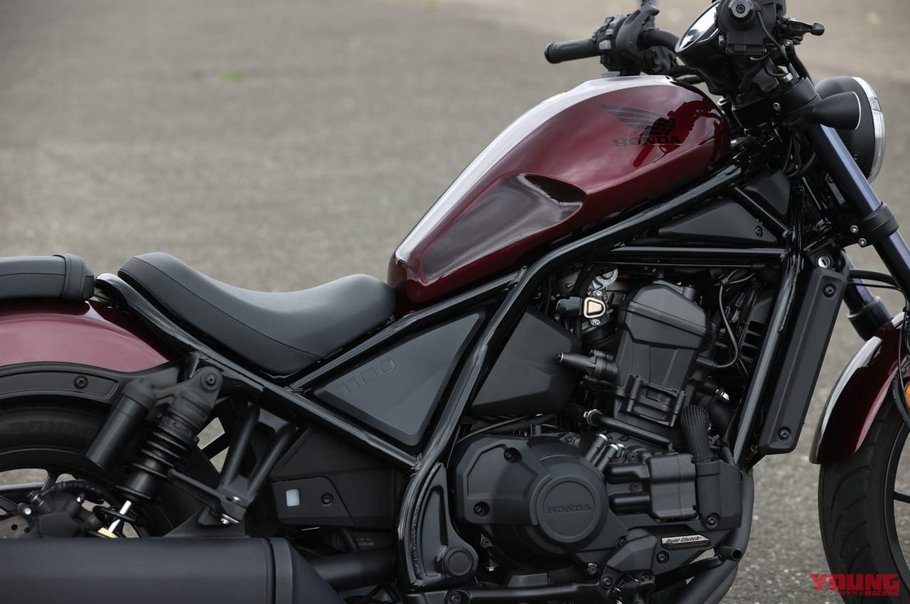 ホンダ レブル1100DCT|エンジン|Dual Clutch Transmission|ホンダ レブル1100 DCT ディテール写真解説【タフで力強いスタイリングに扱いやすさをプラス】