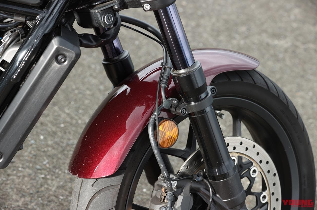|ホンダ レブル1100 DCT ディテール写真解説【タフで力強いスタイリングに扱いやすさをプラス】