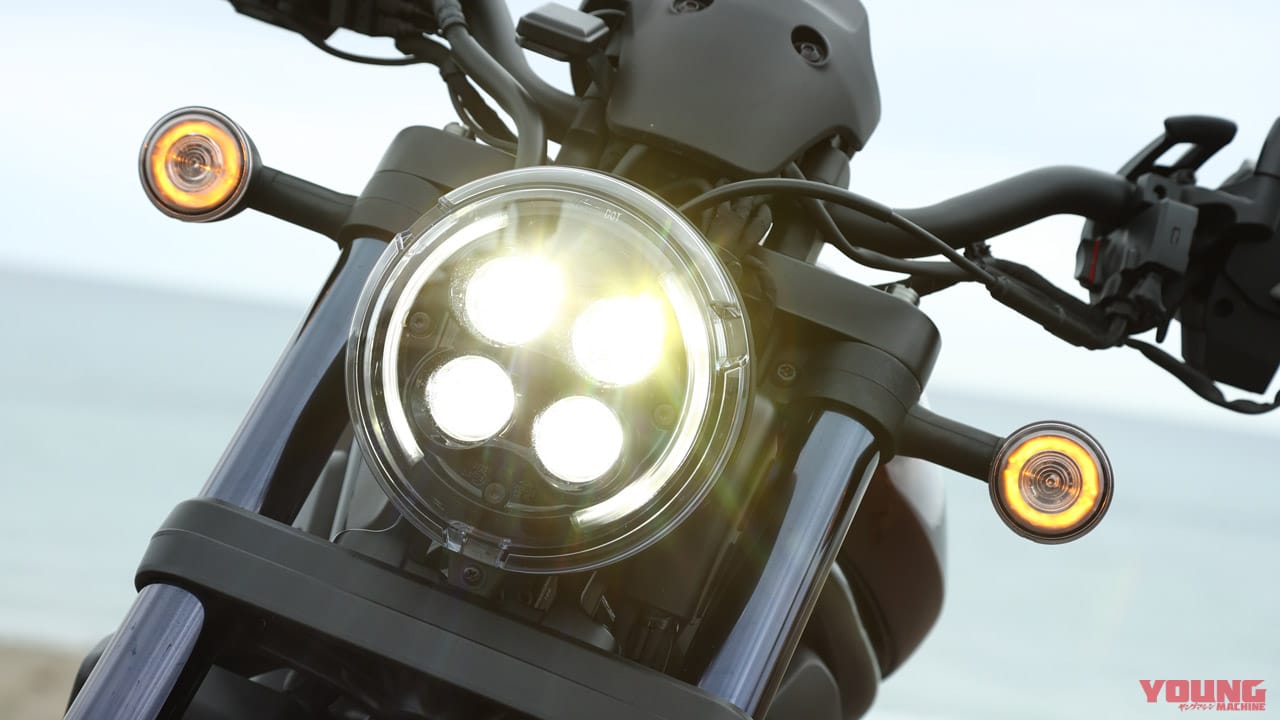 |ホンダ レブル1100 DCT ディテール写真解説【タフで力強いスタイリングに扱いやすさをプラス】