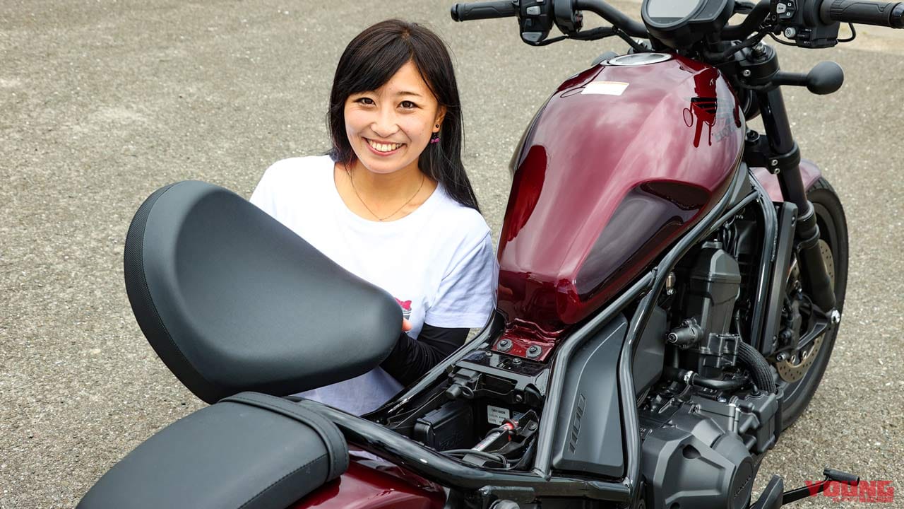 ホンダ レブル1100DCT|シート下スペース|ホンダ レブル1100 DCT ディテール写真解説【タフで力強いスタイリングに扱いやすさをプラス】