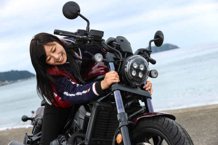 ホンダ レブル1100DCT|岡崎静夏|ブラックアウト|岡崎静夏のホンダ レブル1100DCT試乗インプレ【ただのバイクとはひと味違う、病みつきになる不思議感覚】