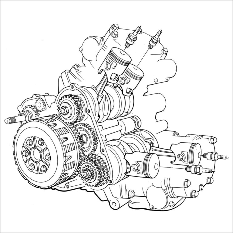'80s国産名車|ヤマハRZV500R|エンジン|’80s国産名車・ヤマハRZV500R再見【2ストV4を搭載するGP500レプリカ】