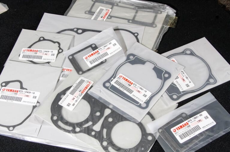 ’80s国産名車|ヤマハRZV500R|ガスケット|’80s国産名車・ヤマハRZV500R完調メンテナンス【経年劣化を克服して完調を維持したい】