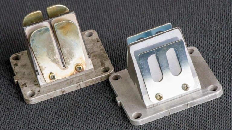 ’80s国産名車|ヤマハRZV500R|リードバルブ|’80s国産名車・ヤマハRZV500R完調メンテナンス【経年劣化を克服して完調を維持したい】