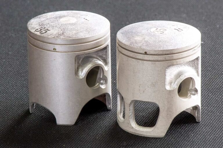 ’80s国産名車|ヤマハRZV500R|ピストン|’80s国産名車・ヤマハRZV500R完調メンテナンス【経年劣化を克服して完調を維持したい】