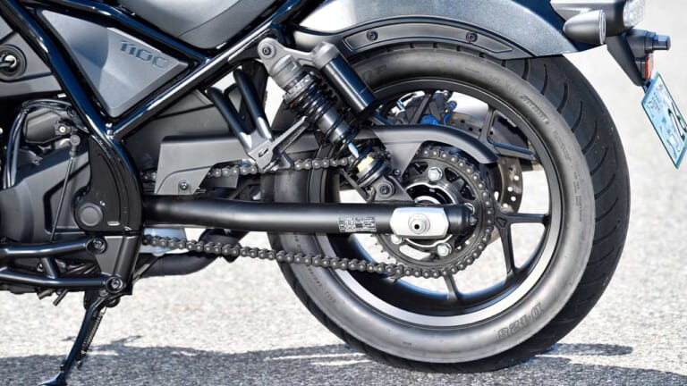 '21 ホンダ レブル1100|サスペンション|ホンダ レブル1100MTモデル試乗インプレッション【”クルーザー”の概念を再構築】